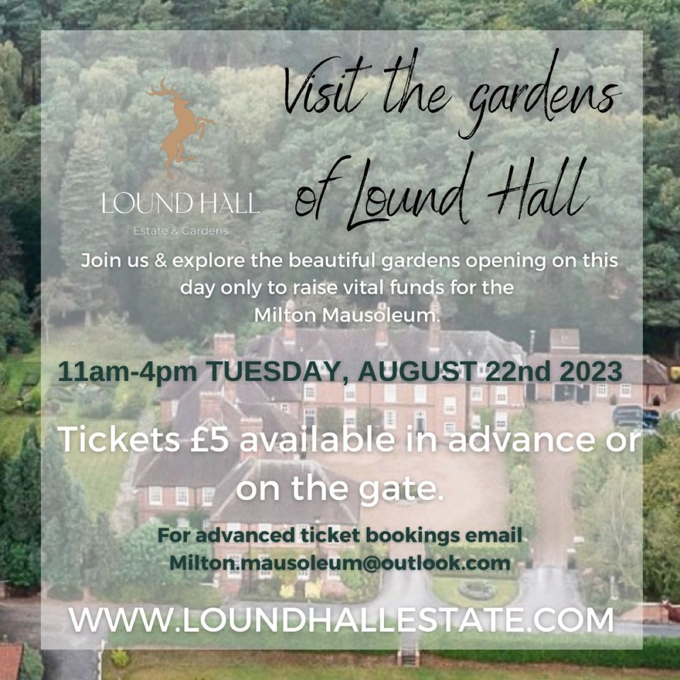 Garden Open Day Lound Hall, Lound Hall Estate, Retford, August 22