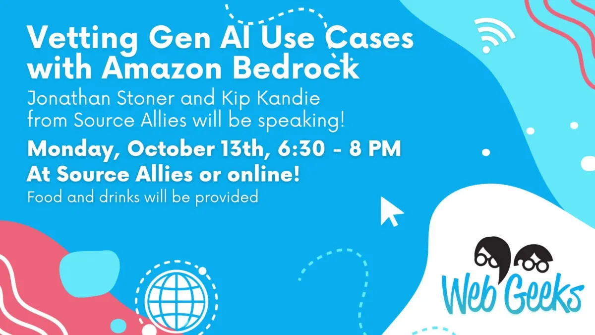 Vetting Generative AI Use Cases with Amazon Bedrock, 13 October | Event in Urbandale | AllEvents
