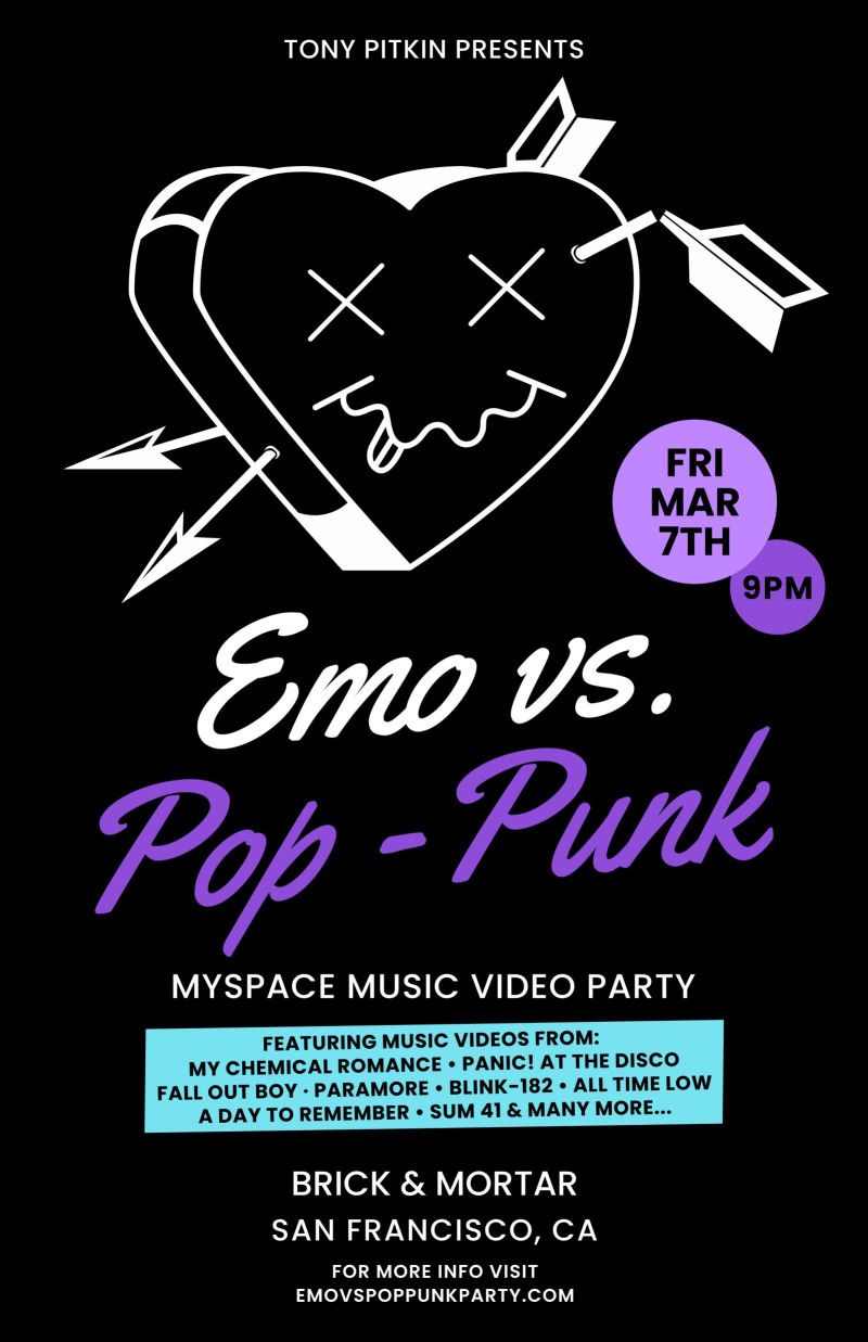 Emo vs. Pop-Punk, 24 July | Event in Portland | AllEvents