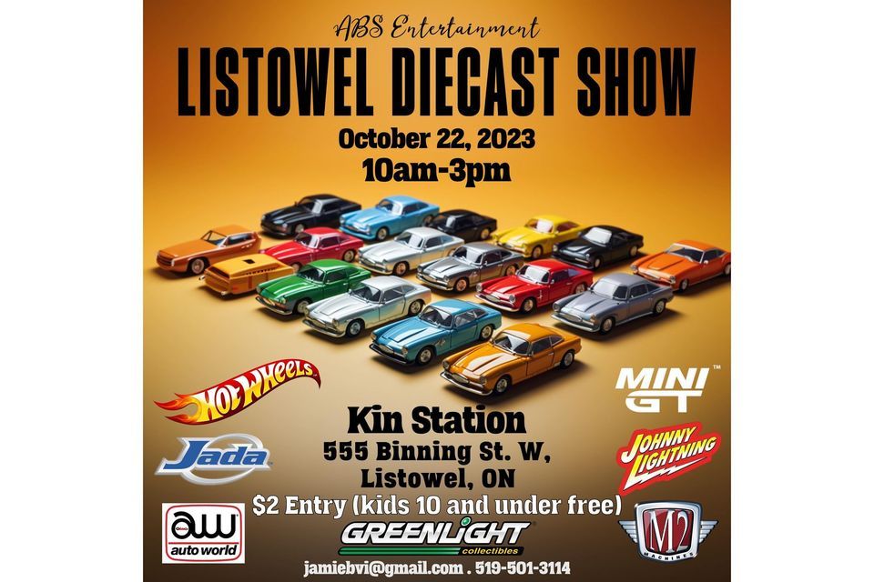 Listowel Diecast Show, 555 Binning St W, Listowel, ON N4W 1G9, Canada