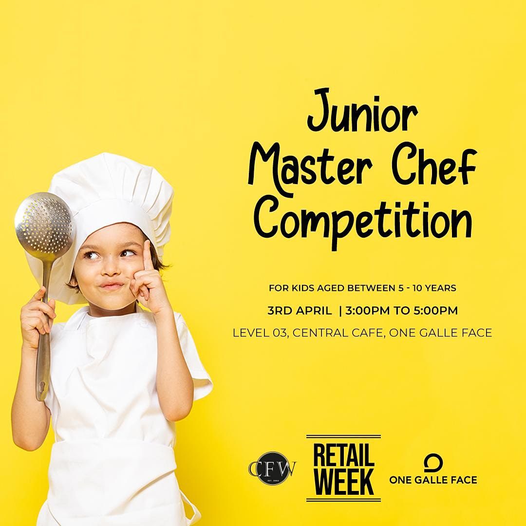 Junior Master Chef Competition, The Central Cafe, Colombo, April 3 2021
