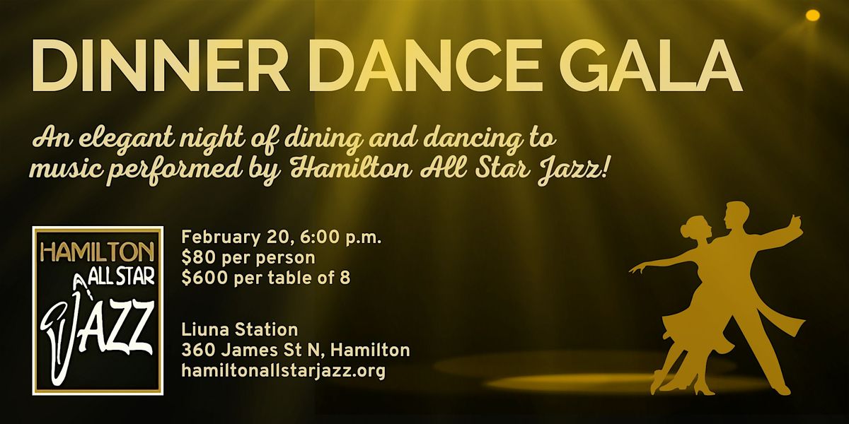 Hamilton All Star Jazz Dinner Dance Gala, 20 February | Event in Hamilton | AllEvents