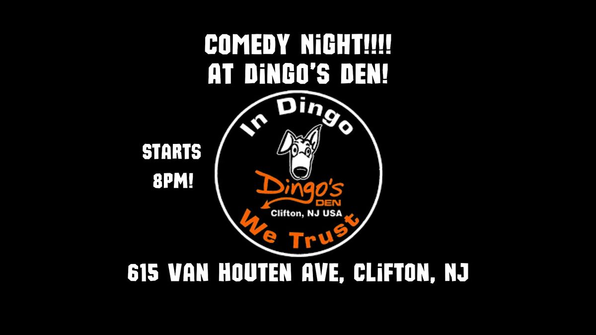 Comedy Night at Dingo's Den! | Event in Clifton | AllEvents