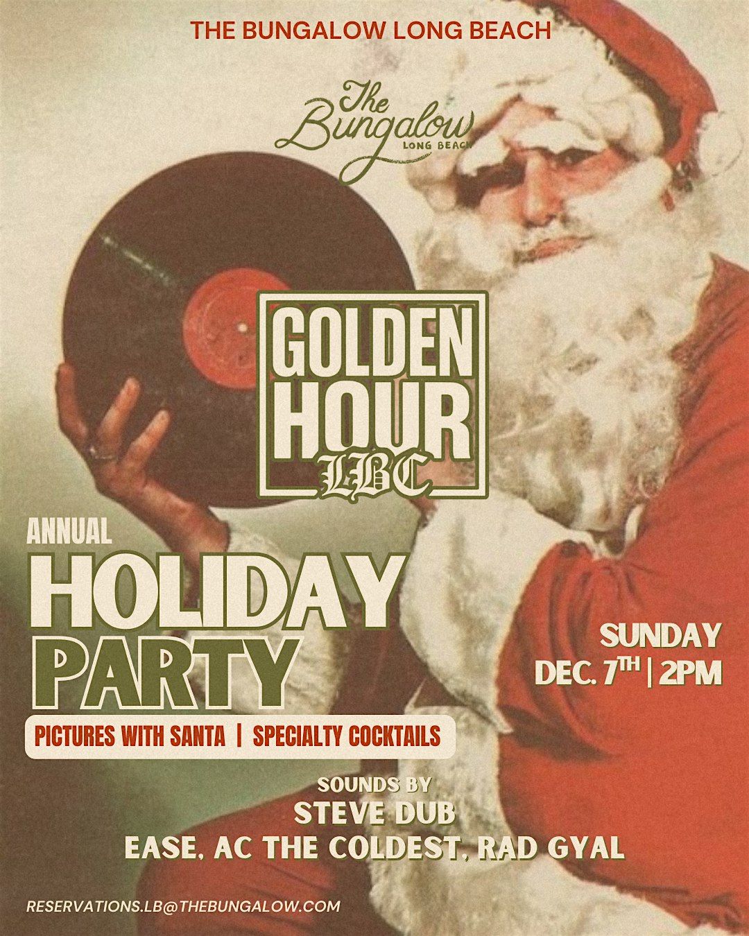 Golden Hour LBC R&B Day Party @ The Bungalow Long Beach | Event in Long Beach | AllEvents
