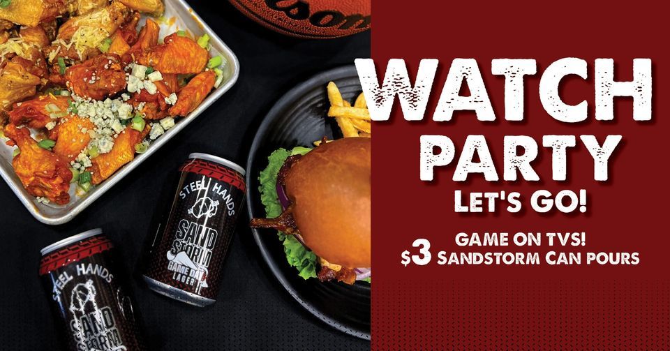 SANDSTORM WATCH PARTY Steel Hands Brewing Cayce 21 March 2024 sandstorm-watch-party-steel-hands-brewing-cayce-21-march-2024