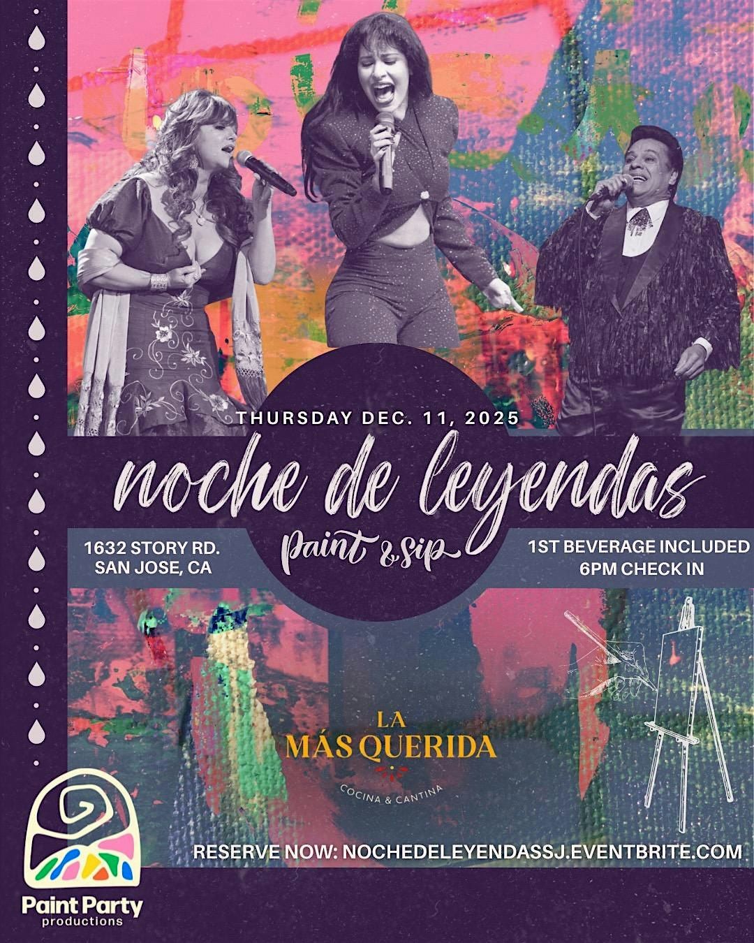 Noche de Leyendas Paint & Sip at La Mas Querida San Jose, 11 December | Event in San Jose | AllEvents