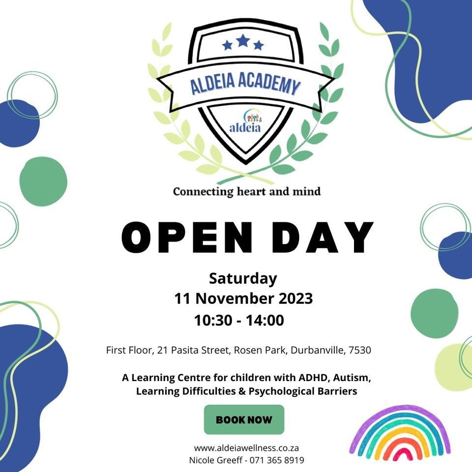Aldeia Academy Cape Town Open Day, Shofar Durbanville, November 11 2023