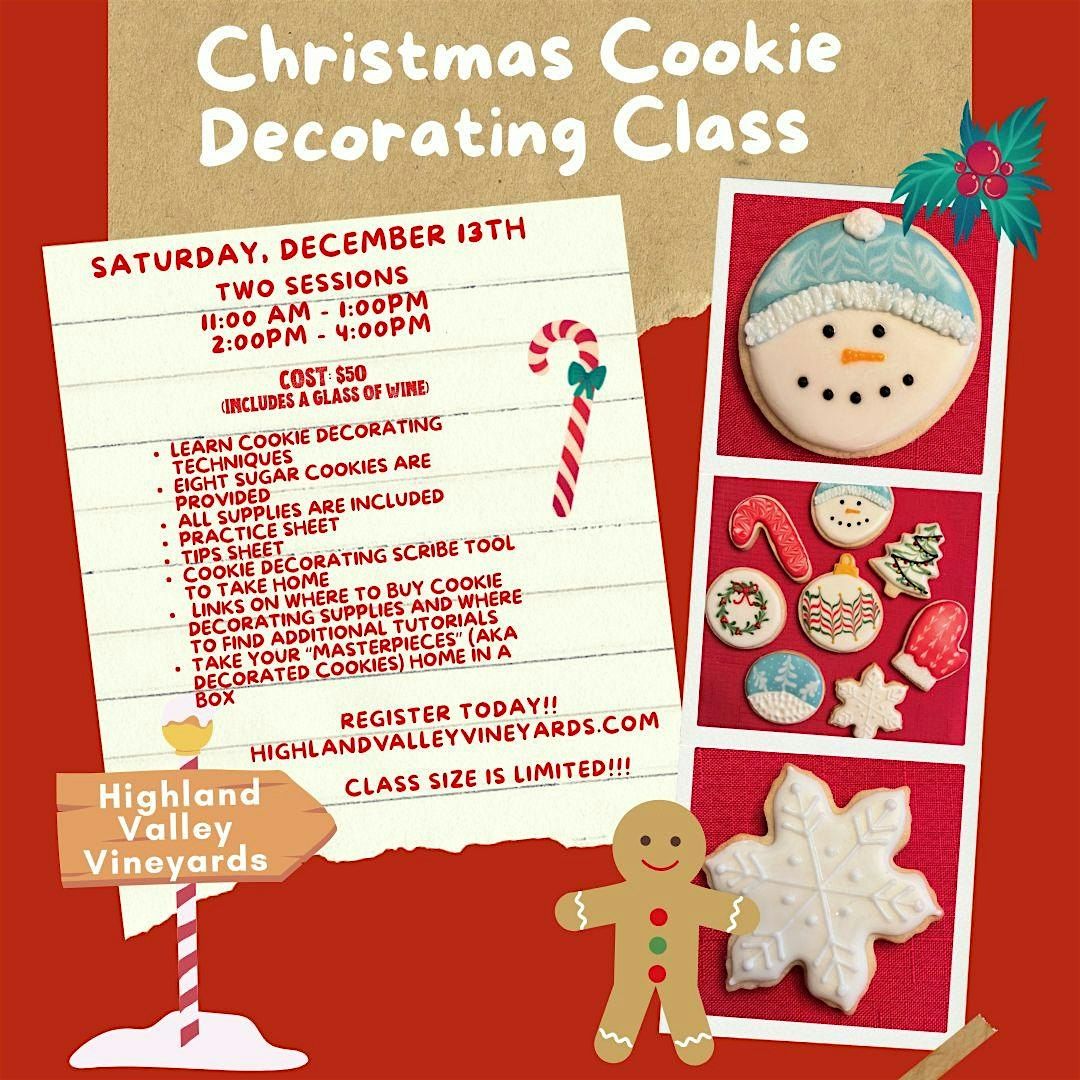 Christmas Cookie Decorating Class, 13 December | Event in Escondido | AllEvents
