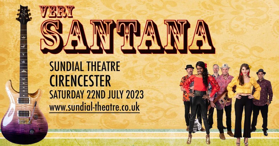 Carlos Santana Tribute Show Sundial Theatre Cirencester, Sundial