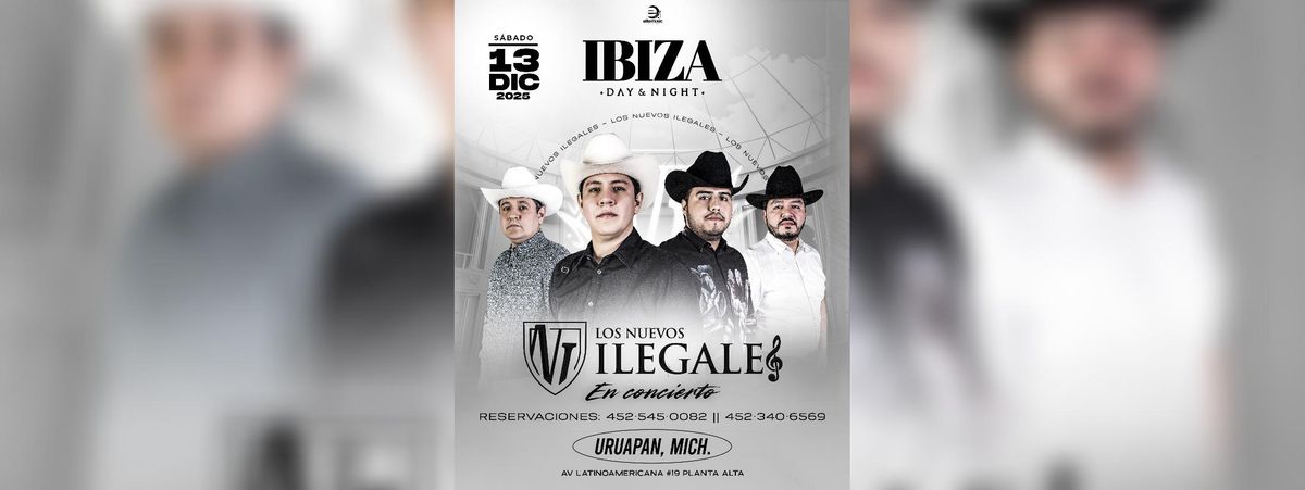 LOS NUEVOS ILEGALES EN URUAPAN, 13 December | Event in Uruapan | AllEvents