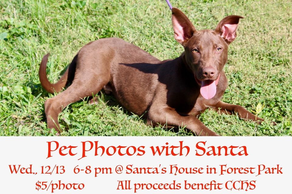 Pet Photos with Santa, Santa House at Forest Park, Brazil, IN, December