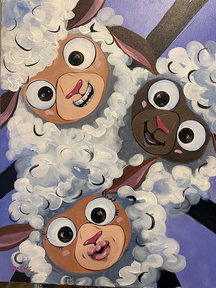Sheep Selfie - Tipsy Brush Painting Party!, 20 January | Event in Kila | AllEvents
