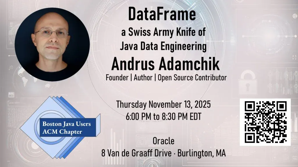 DataFrame - a Swiss Army Knife of Java Data Engineering, Oracle ...