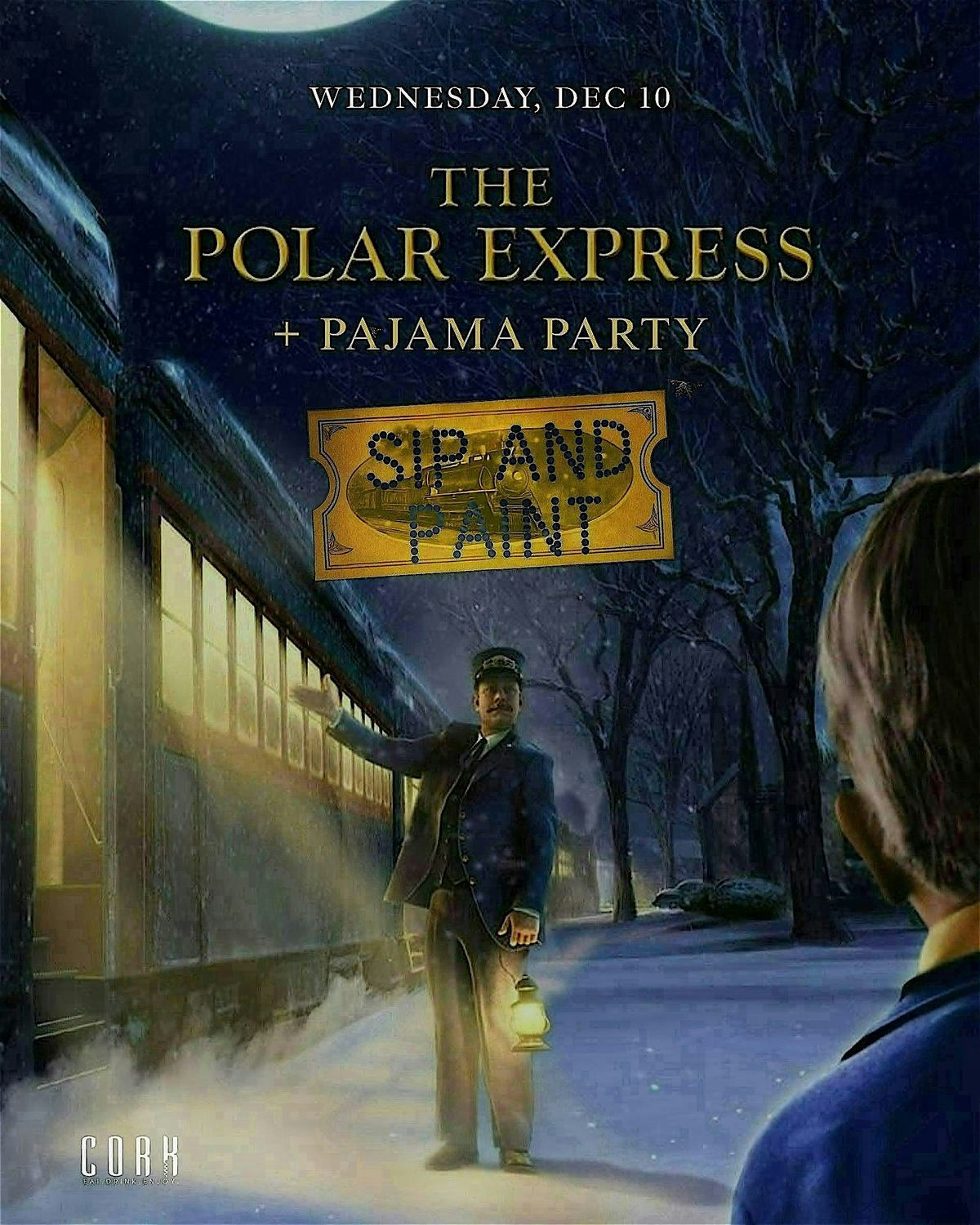 The Polar Express  and Pajamas Sip and Paint, 10 December | Event in Joliet | AllEvents