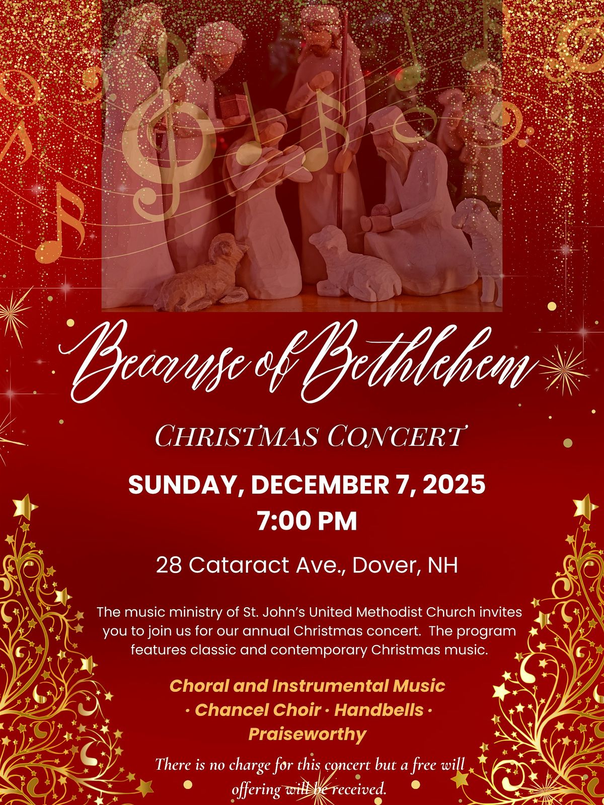 Because of Bethlehem, 7 December | Event in Dover | AllEvents