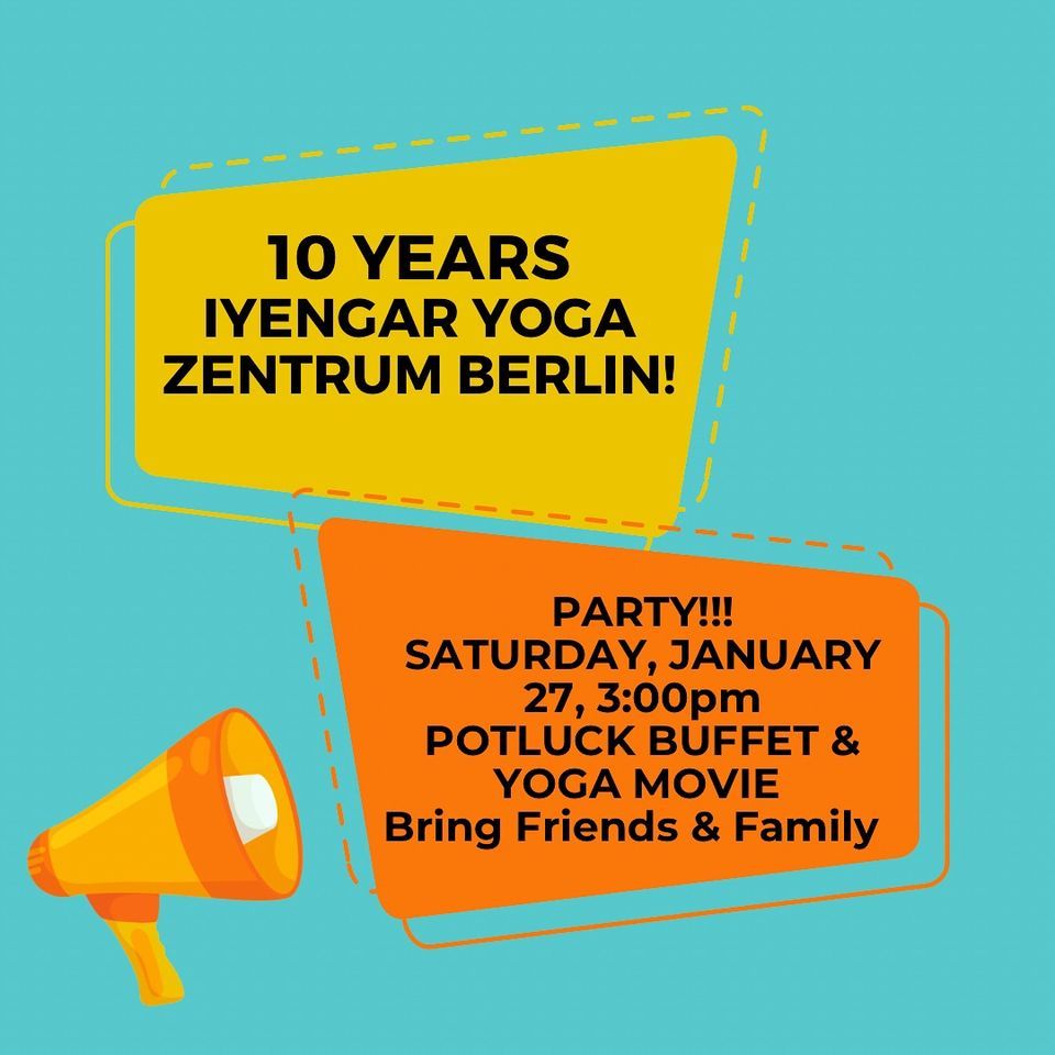 10 Jahre IYZBJubiläumsfest , Iyengar Yoga Zentrum Berlin, January 27