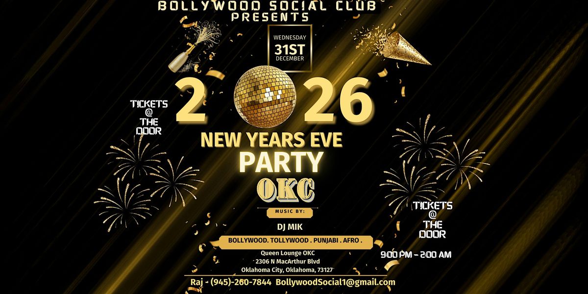 NYE 2026 Bollywood Night Oklahoma