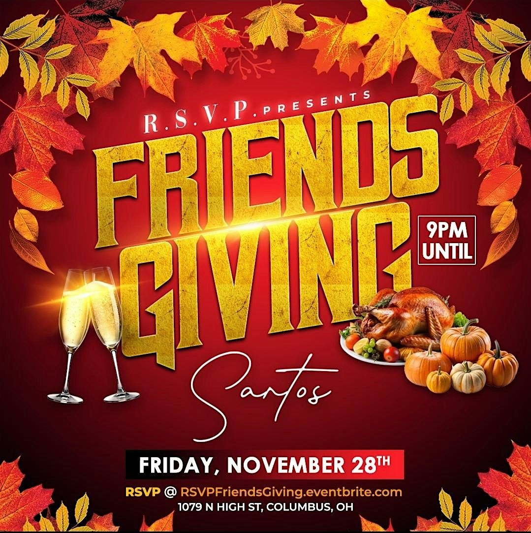 R.S.V.P.  FriendsGiving @ SANTOS | Event in Columbus | AllEvents