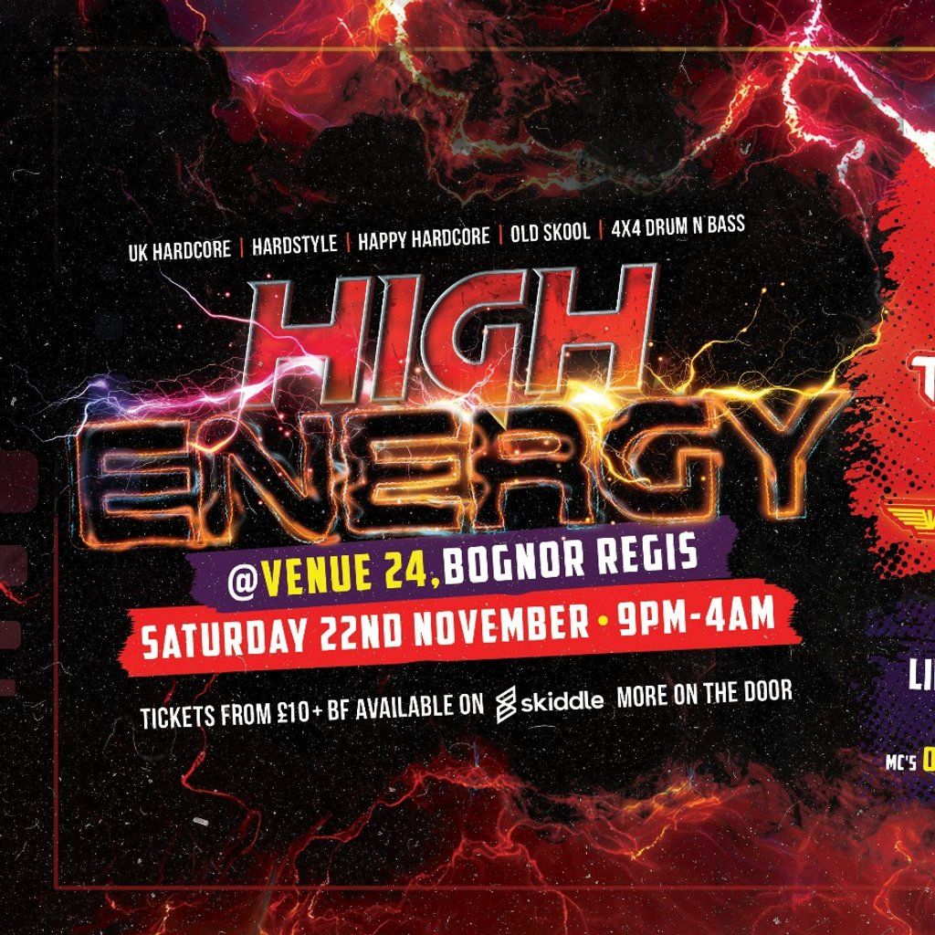 High Energy - Rave On The Pier, 22 November | Event in Chichester | AllEvents