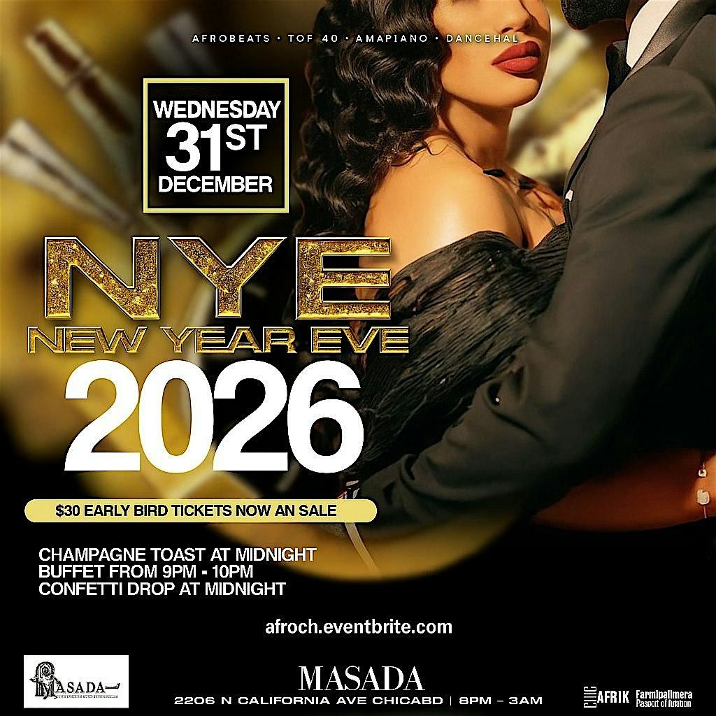 NYE 2026: The Chicago Luxe NYE Experience, 31 December | Event in Chicago | AllEvents