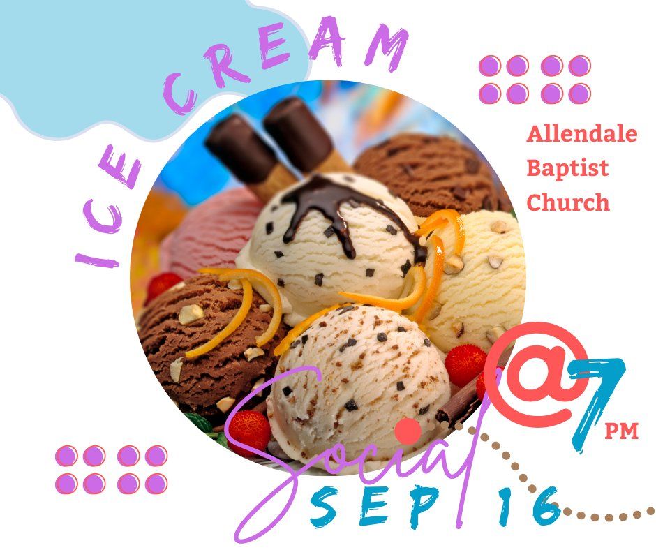 Ice Cream Social at Allendale, Allendale Baptist Conroe, 16 September