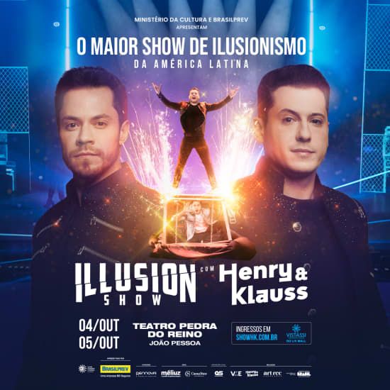 Illusion Show com Henry & Klauss - João Pessoa, 4 October | Event in João Pessoa | AllEvents