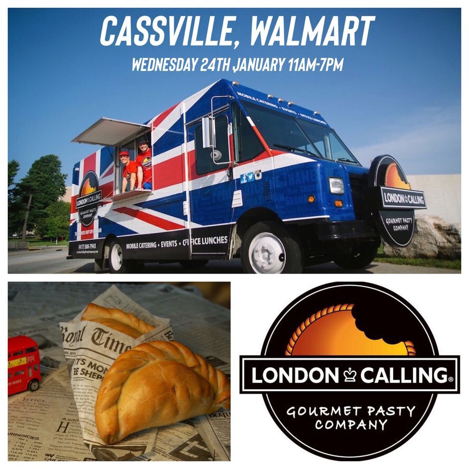Cassville, MO London Calling Pasty Food Truck at Walmart, 1401 Old