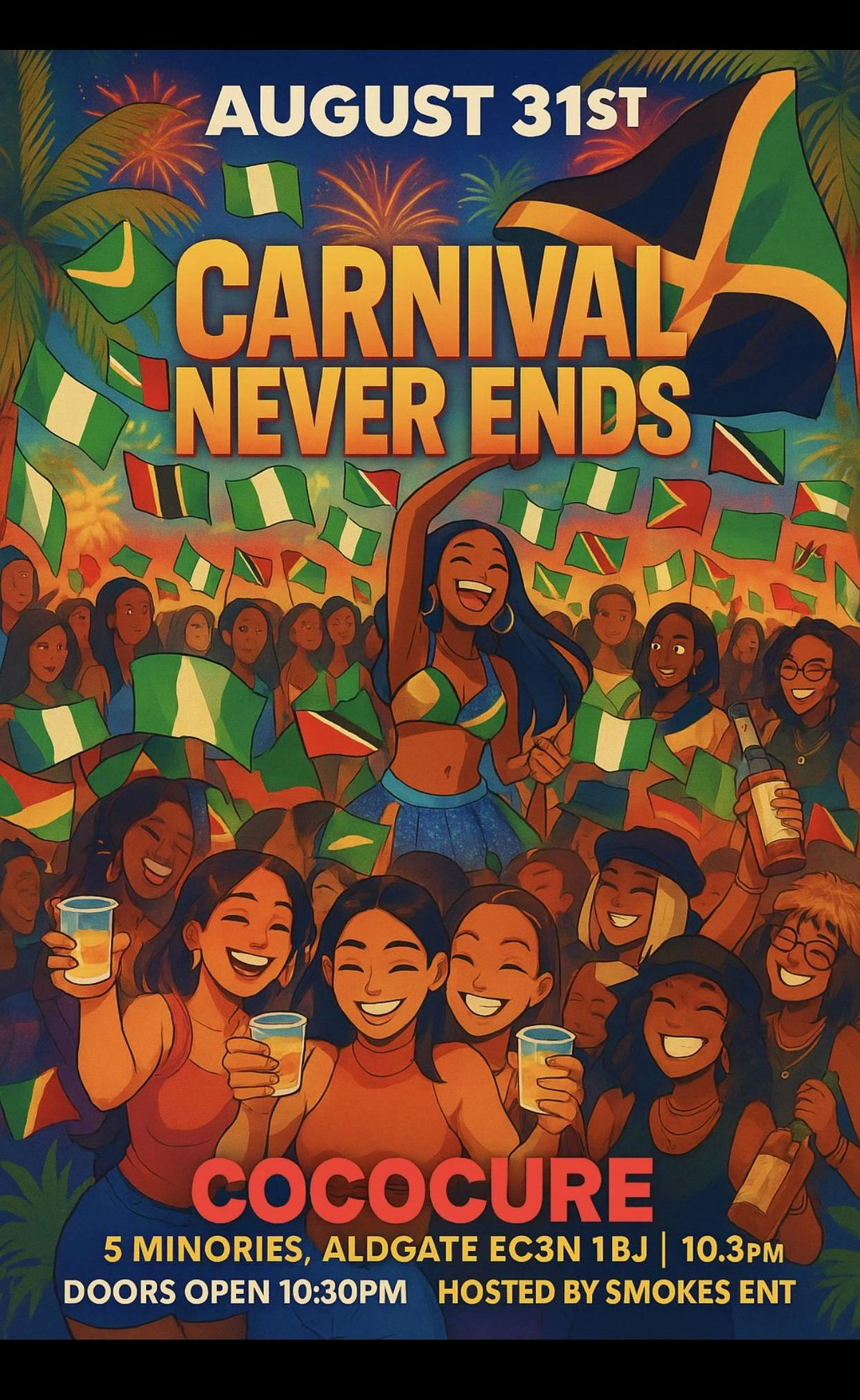 Carnival never ends, 31 August | Event in London | AllEvents