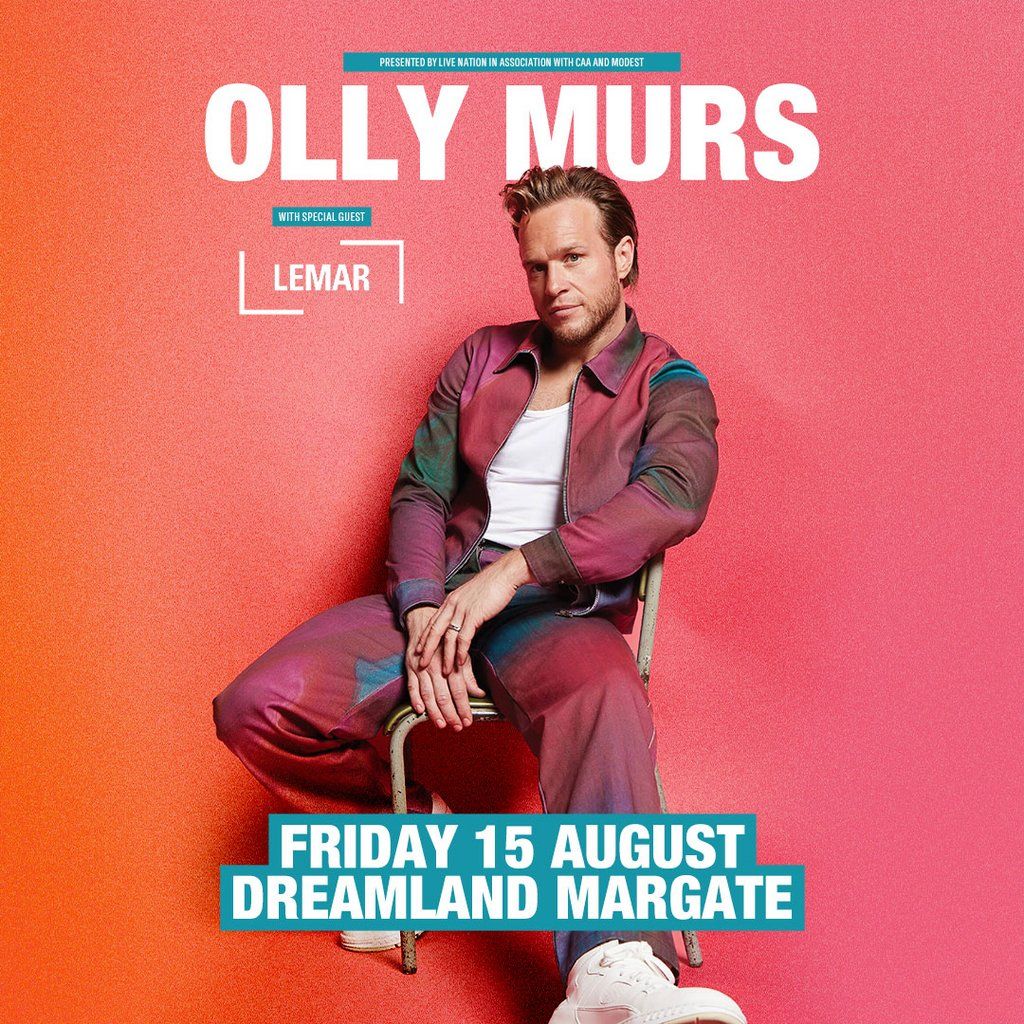 Olly Murs - Margate Summer Series, 15 August | Event in Margate, Kent | AllEvents