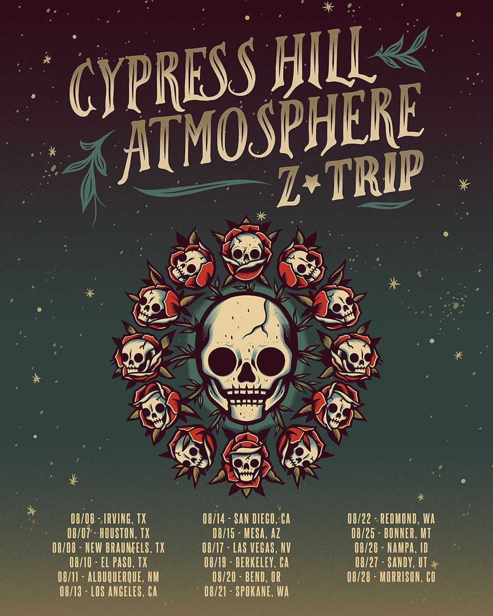 Cypress Hill and Atmosphere at Westville Music Bowl, 16 August | Event in New Haven | AllEvents