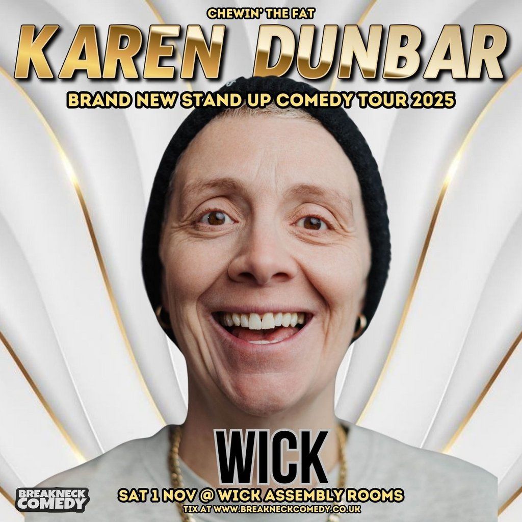 KAREN DUNBAR : Live, 1 November | Event in Wick, Caithness | AllEvents