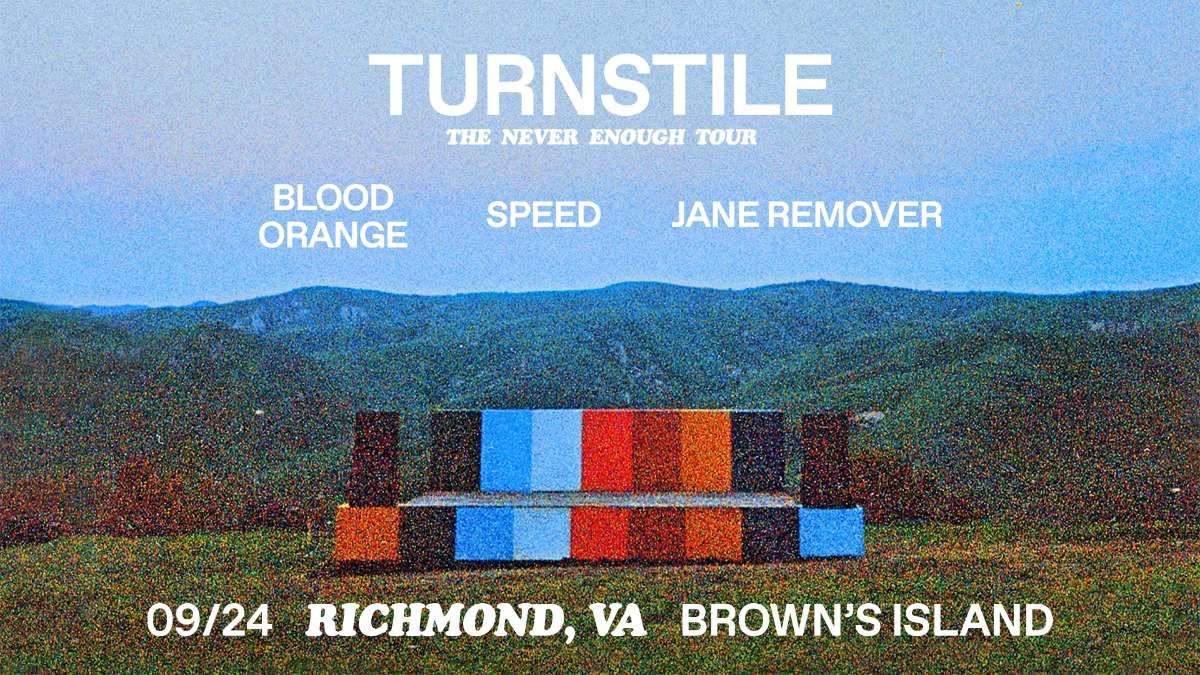 Turnstile with Blood Orange, Speed, and Jane Remover, 24 September | Event in Richmond | AllEvents