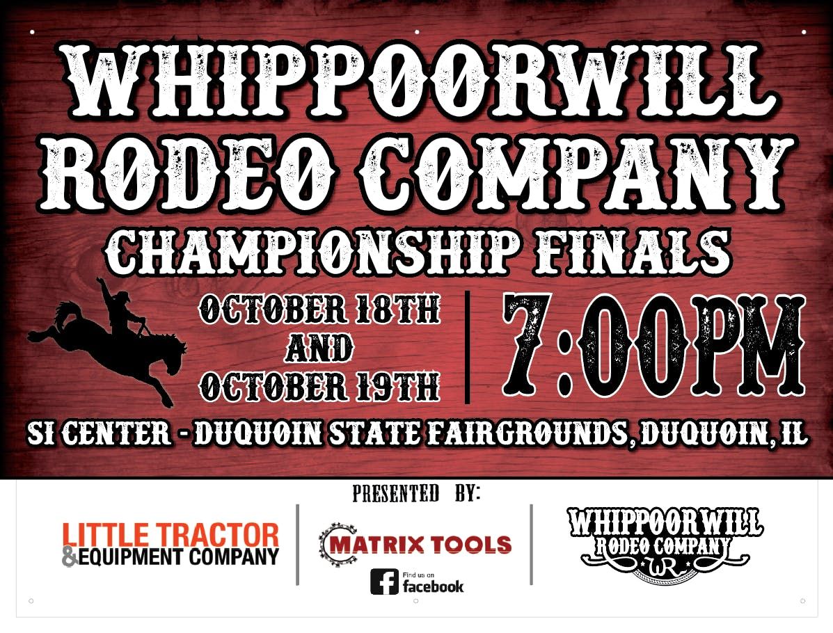 Whippoorwill Rodeo Championship Finals, Southern Illinois Center, Du