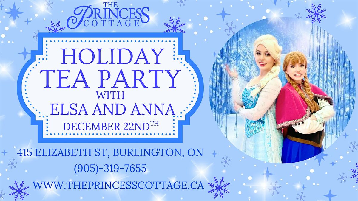 Holiday Tea Party with Elsa and Anna!, 22 December | Event in Burlington | AllEvents