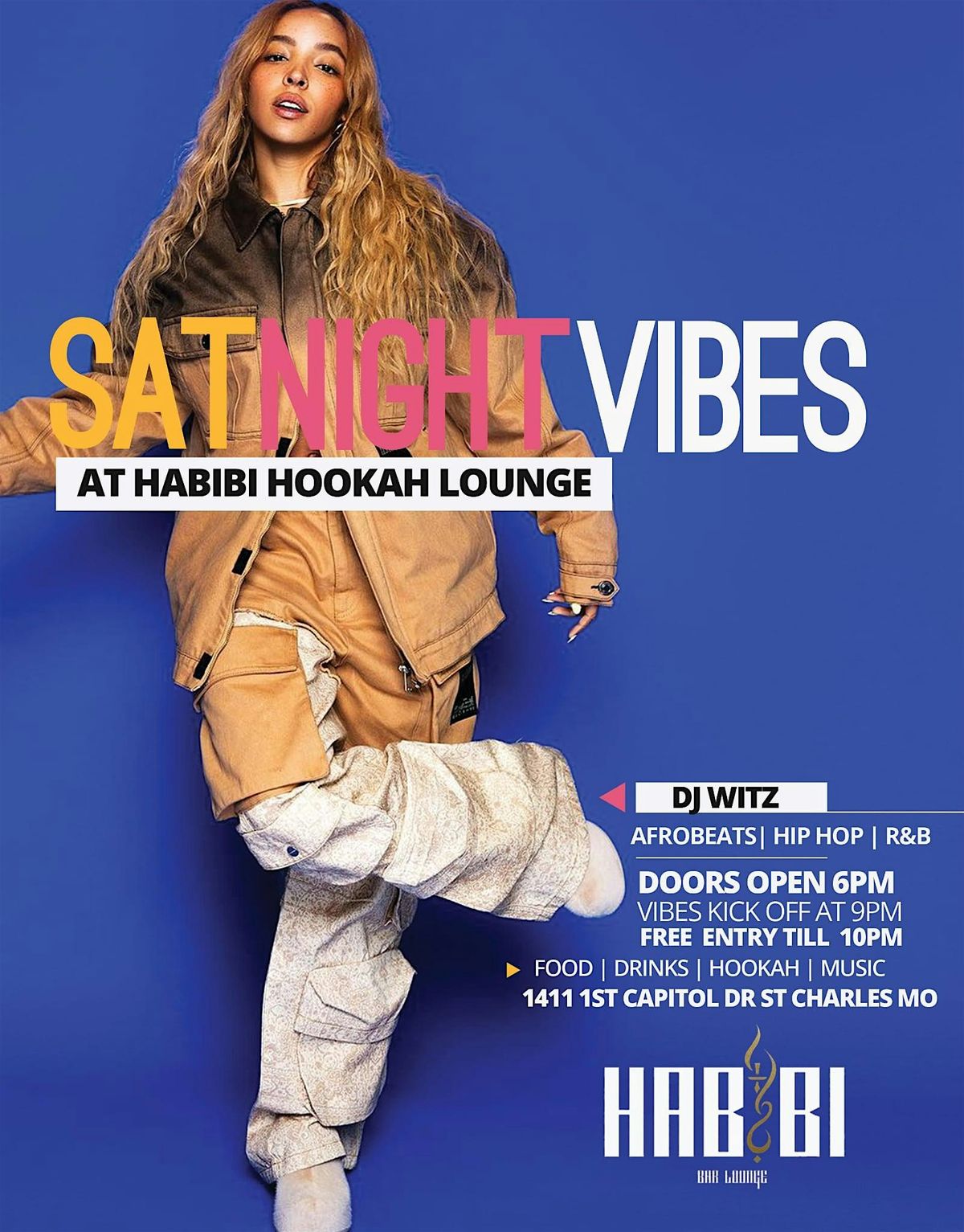 SATURDAY NIGHT VIBES AT HABIBI  LOUNGE, 13 December | Event in Saint Charles | AllEvents