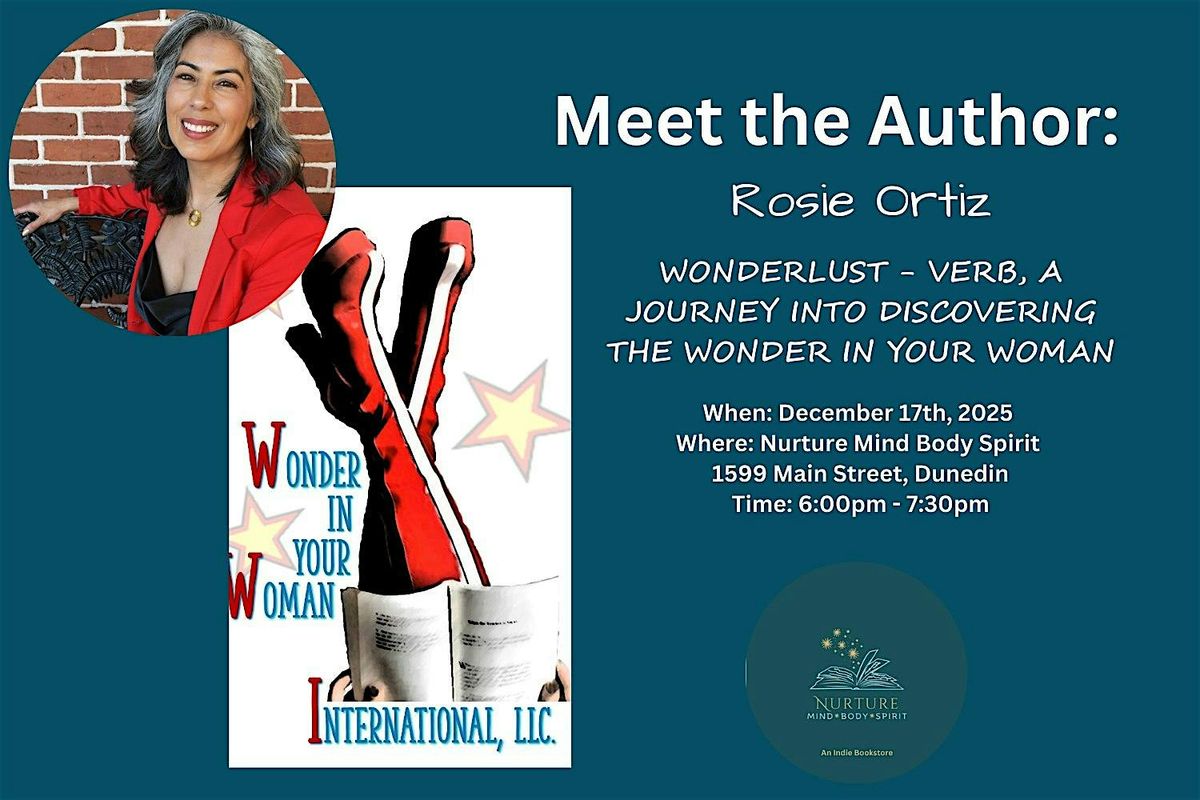 Meet the Author: Rosie Ortiz | Discover the Wonder in Your Woman, 17 December | Event in Dunedin | AllEvents