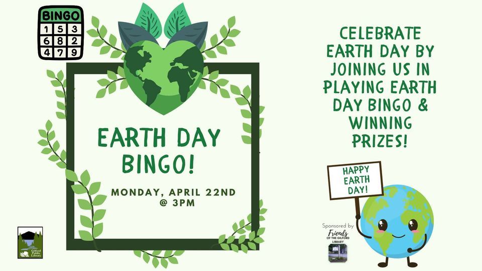 Earth Day Bingo!, 31 Potter Hill Rd, Gilford, NH, United States, New