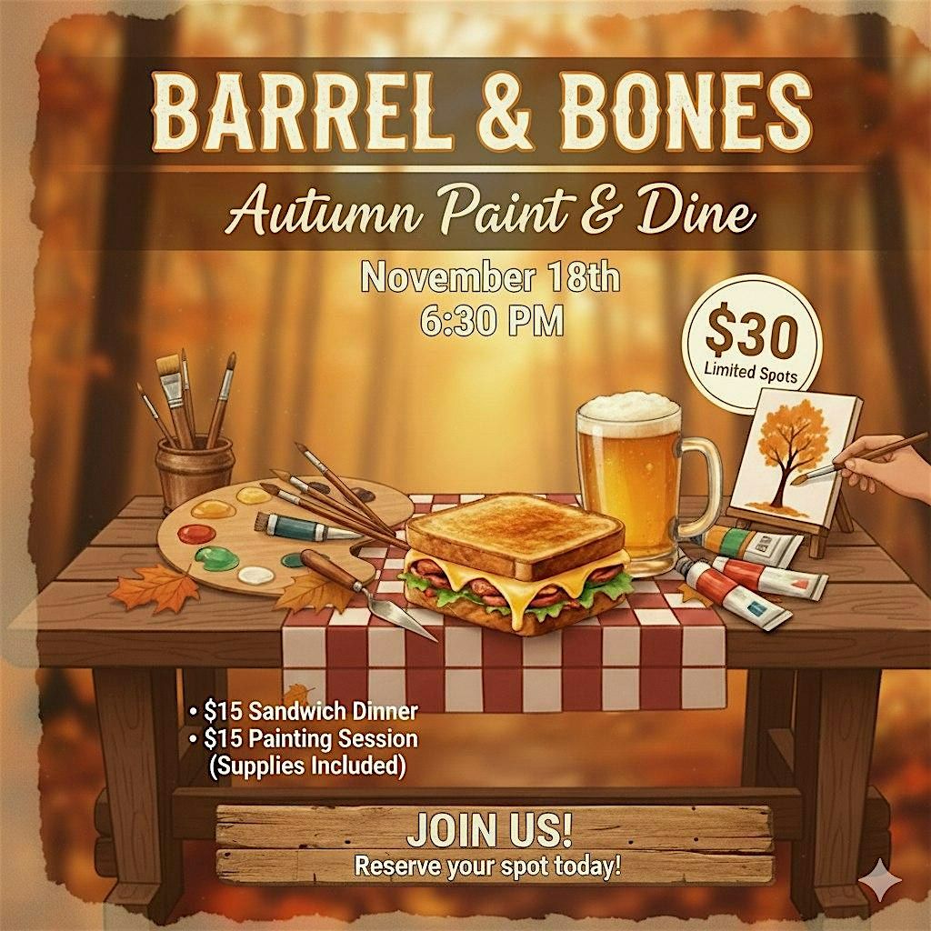 Autumn paint and dine, 18 December | Event in Carrollton | AllEvents