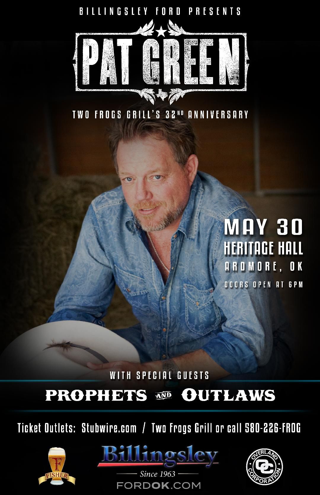 Pat Green at Grand Event Center - Golden Nugget Lake Charles, 18 July | Event in Lake Charles | AllEvents