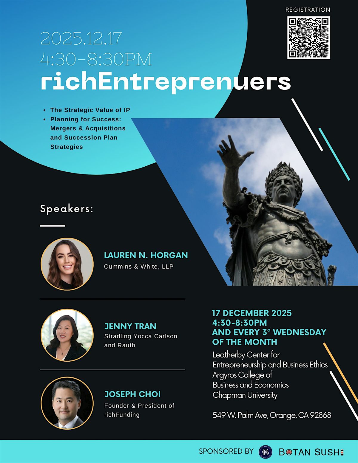 richEntrepreneurs December Gathering, 17 December | Event in Orange | AllEvents