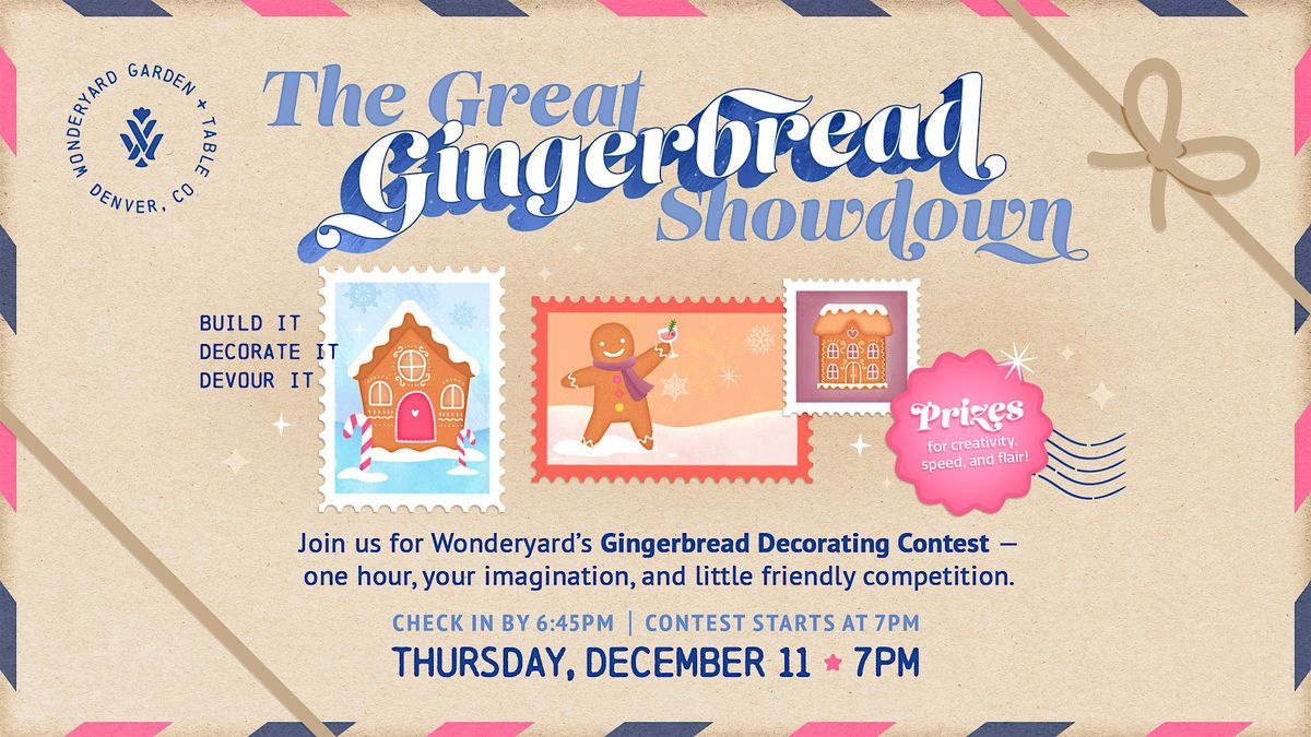 The Great Gingerbread Showdown, 11 December | Event in Denver | AllEvents