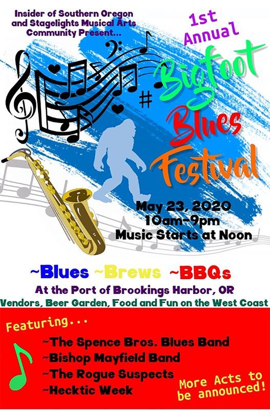 Dye Happy at The Bigfoot Blues Festival, Brookings Harbor Oregon, May