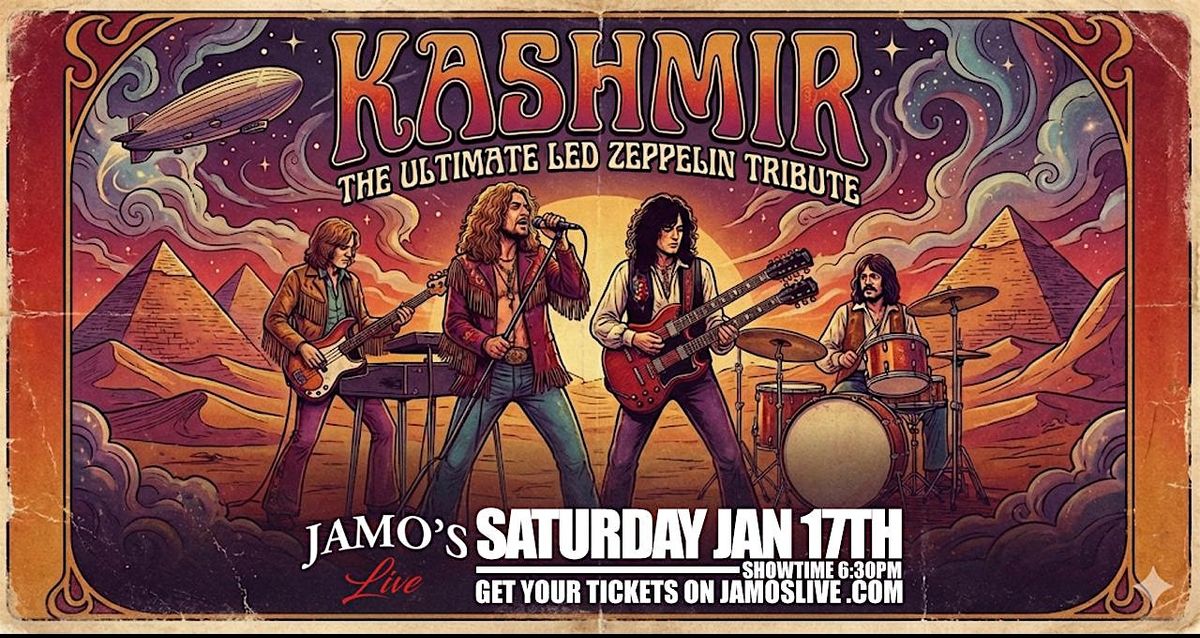 Kashmir Led Zeppelin Tribute at Jamo's Live 6:30pm, 17 January | Event in Mokena | AllEvents
