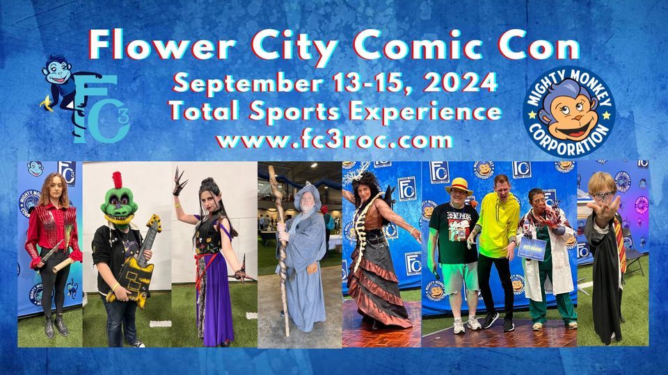 Flower City Comic Con 2025, Total Sports Experience, Rochester