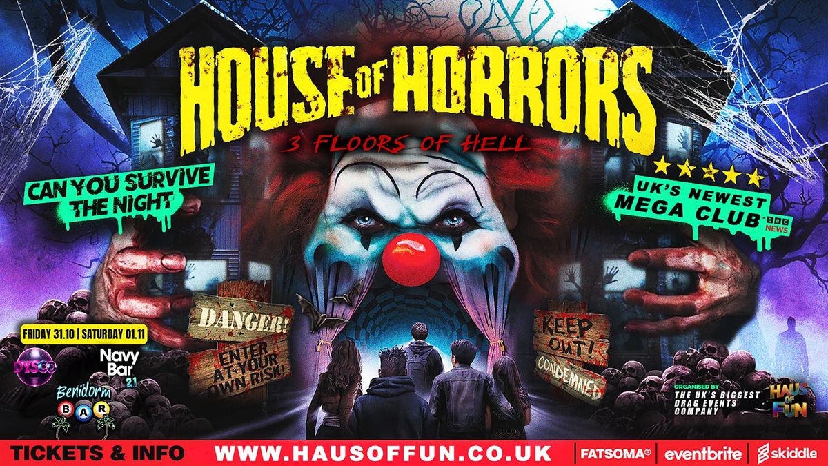 HOUSE OF HORRORS - 3 Floors to Hell ( Halloween Special ), 31 October | Event in Liverpool | AllEvents