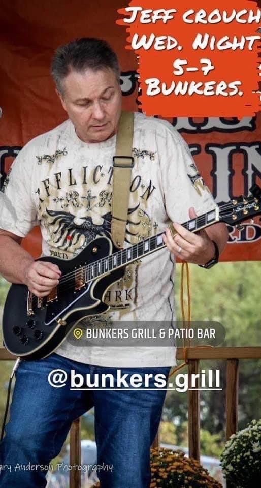 Jeff Crouch, Bunkers Grill & Patio Bar, Crossville, 12 July 2023 ...
