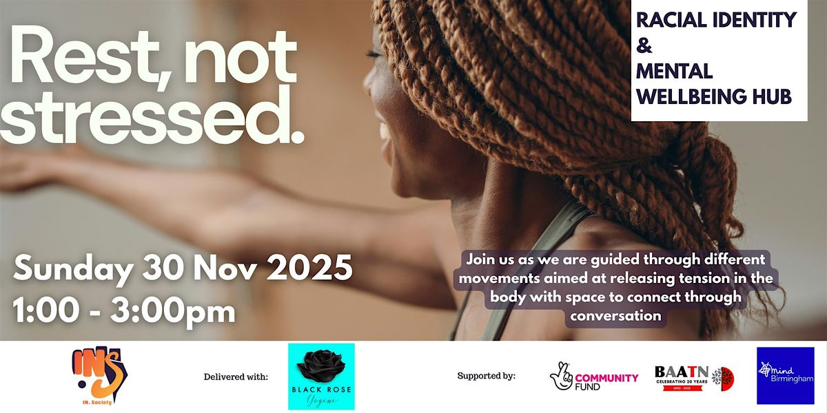 Rest, not Stress: Yoga Workshop, 30 November | Event in Birmingham | AllEvents