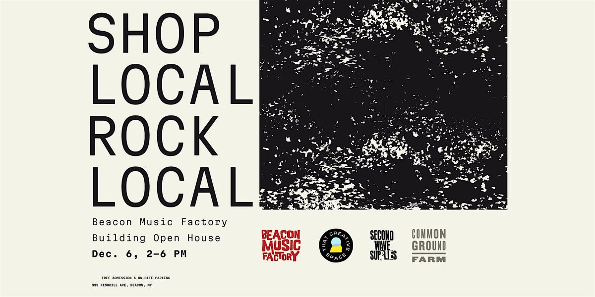 Shop Local Rock Local : Holiday Market & Beacon Music Factory Open House, 6 December | Event in Beacon