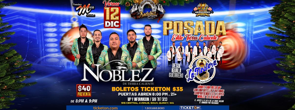 NOBLEZ DE TIERRA CALIENTE & MAS , 12 December | Event in Quincy | AllEvents