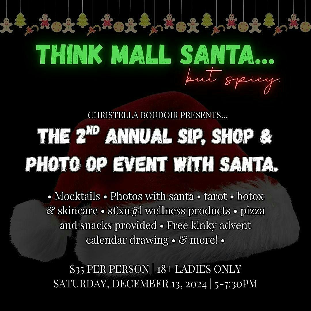 Santa’s Naughty List: Sip, Shop & Photo Op Event | Women 18+ Only, 13 December | Event in Medina | AllEvents